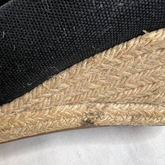 J.Crew $128 Seville Espadrille Wedges Black Size 7 64498 - Picture 4 of 7